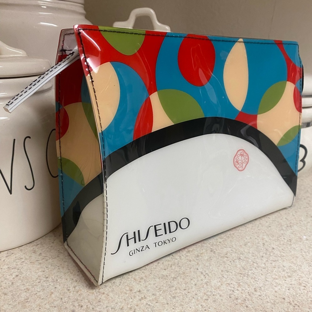 SHISEIDO Ginza Tokyo Glossy Cosmetic & Travel Bag | Makeup Case | NWOT - Picture 3 of 5